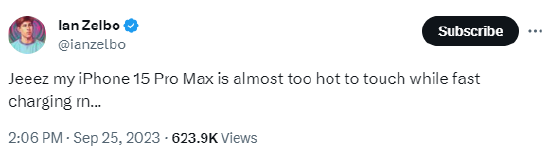 多名用戶抱怨iPhone 15過熱：不帶殼都沒法用