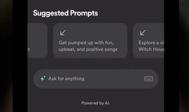 Spotify測試人工智能生成播放列表功能 引發(fā)用戶好奇